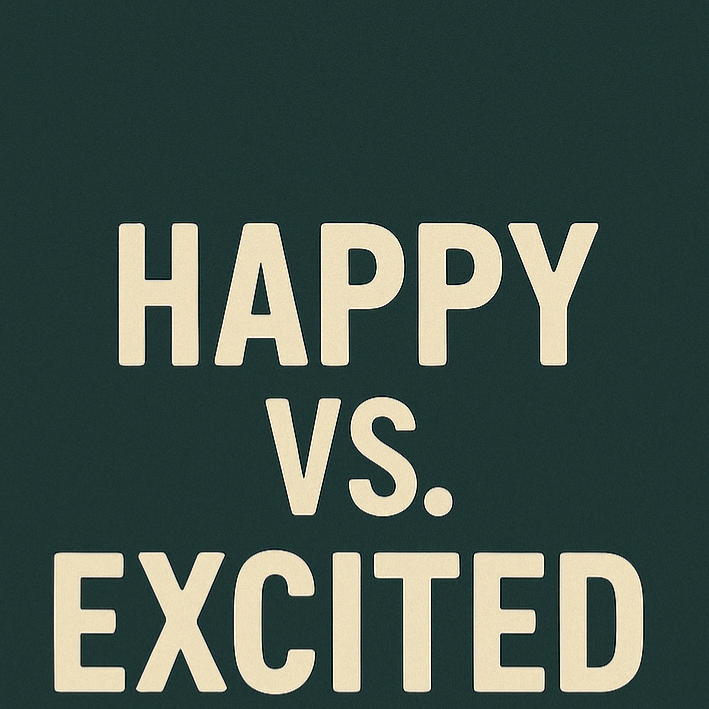 Happy vs. Excited Level 1, Unit 1, Lesson 2